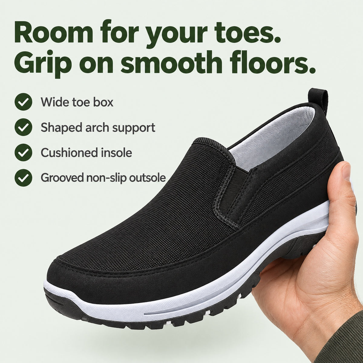 Rivera – Unisex Arch Support Shoes, key benefits