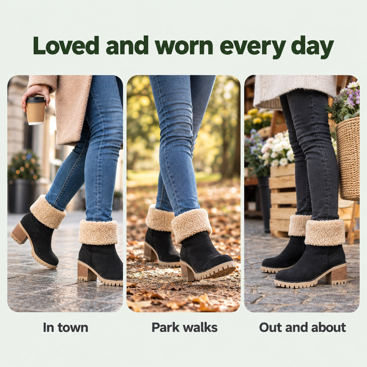 Roberta – Women's Comfort Boots, worn every day