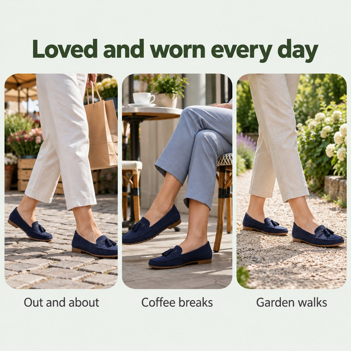 Robertson – Unisex Slip-On Loafers, worn every day