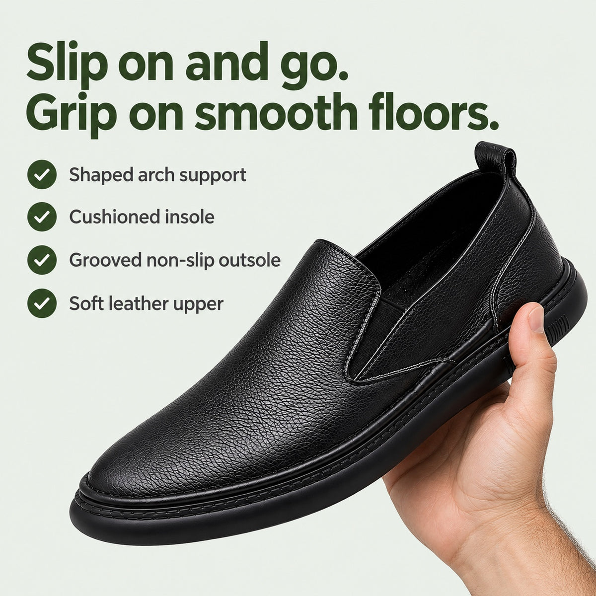 Rodney – Men's Arch Support Loafers, key benefits