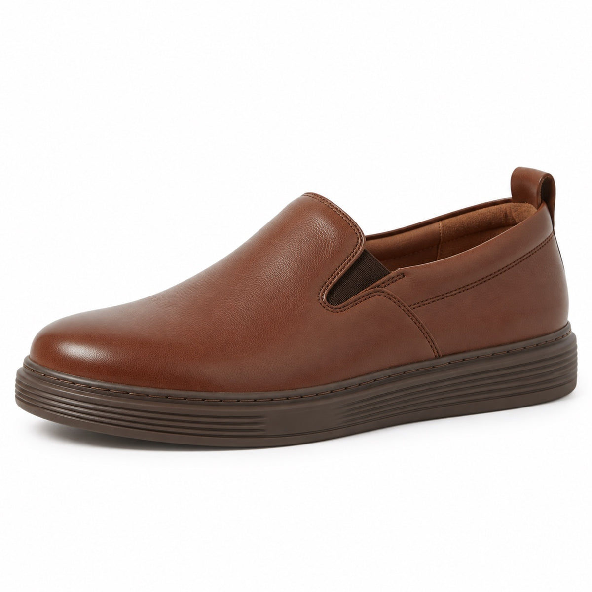 Rodney – Men's Arch Support Loafers in Dark Brown