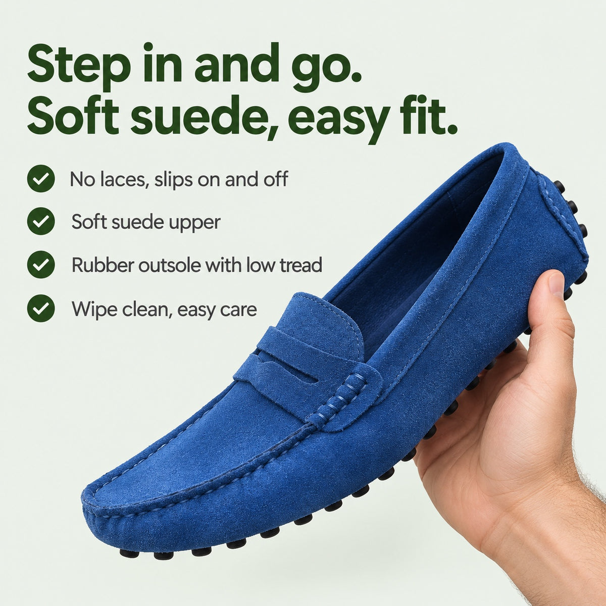 Roger – Men's Slip-On Loafers, key benefits