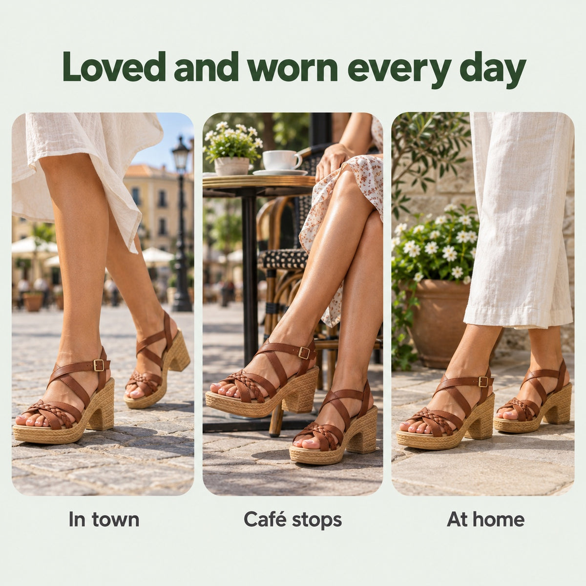 Rogers – Unisex Comfortable Sandals, worn every day