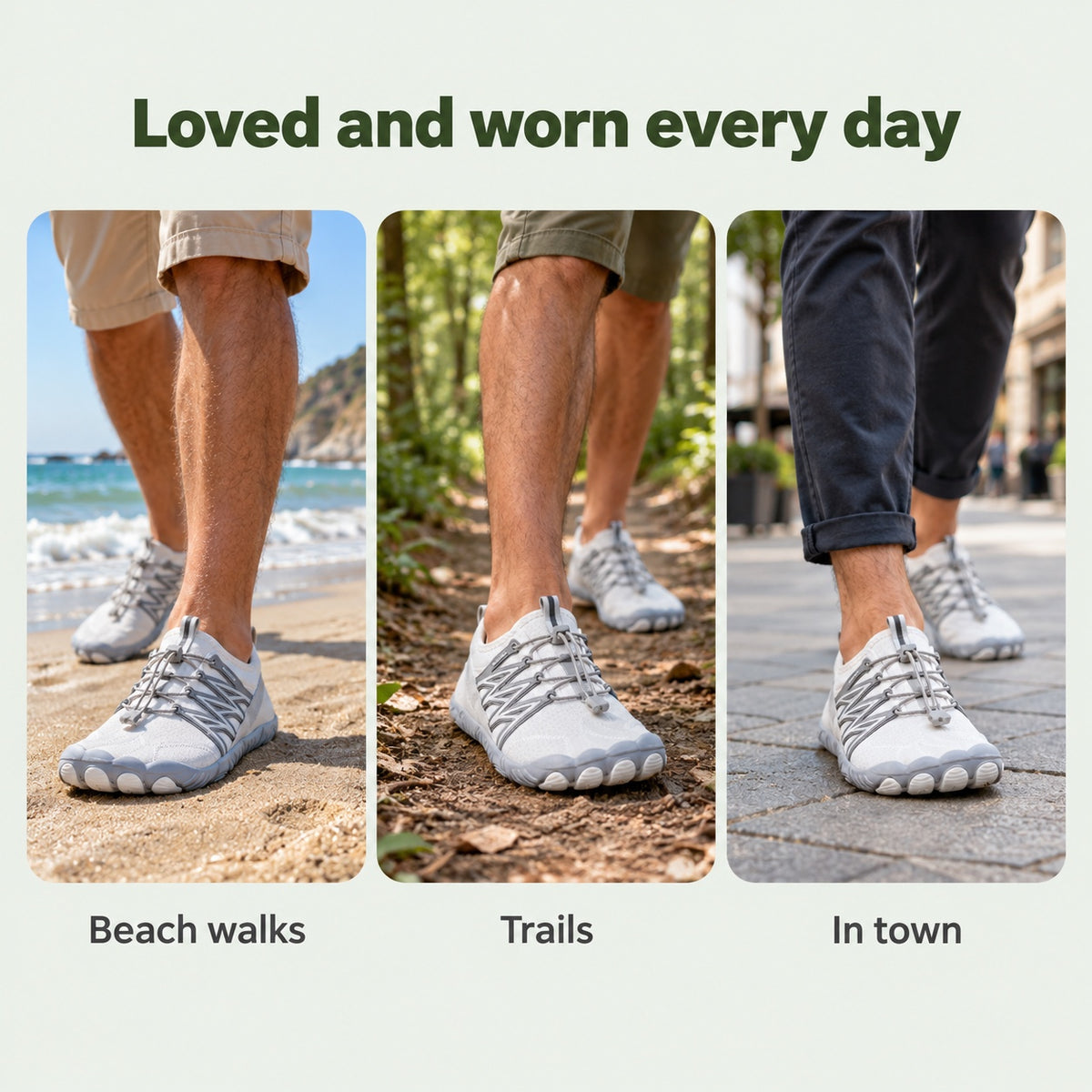 Romero – Unisex Barefoot Shoes, worn every day