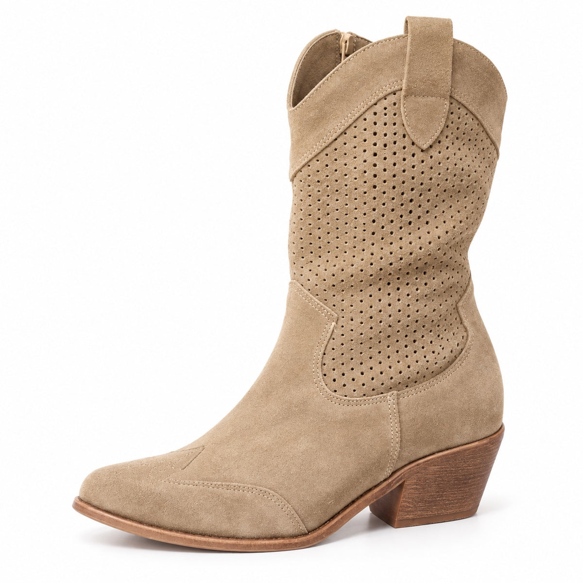 Ronda – Women's Wide Calf Boots in Khaki