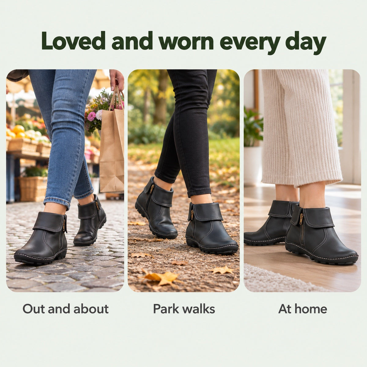 Ruth – Women's Comfort Boots, worn every day