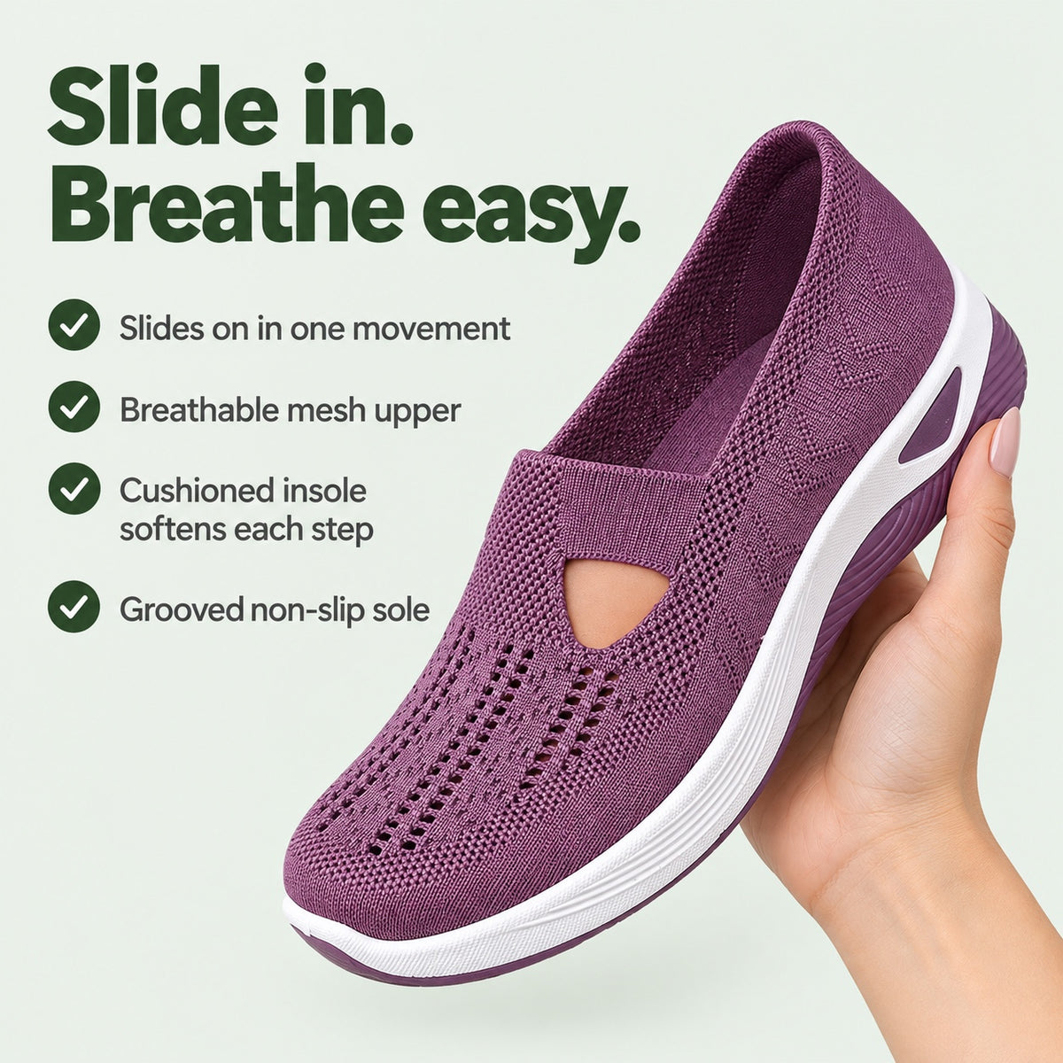 Rylan – Unisex Slip-On Shoes, key benefits