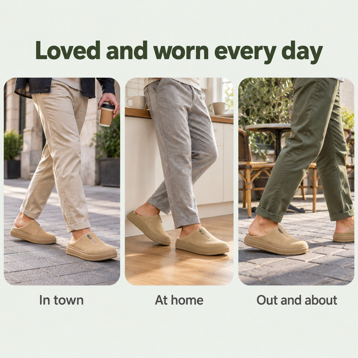 Sage – Unisex Nursing Shoes, worn every day