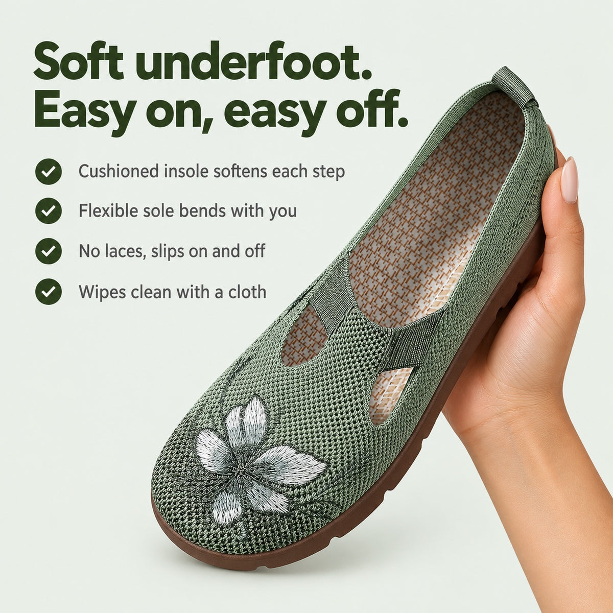 Sanders – Unisex Slip-On Shoes, key benefits