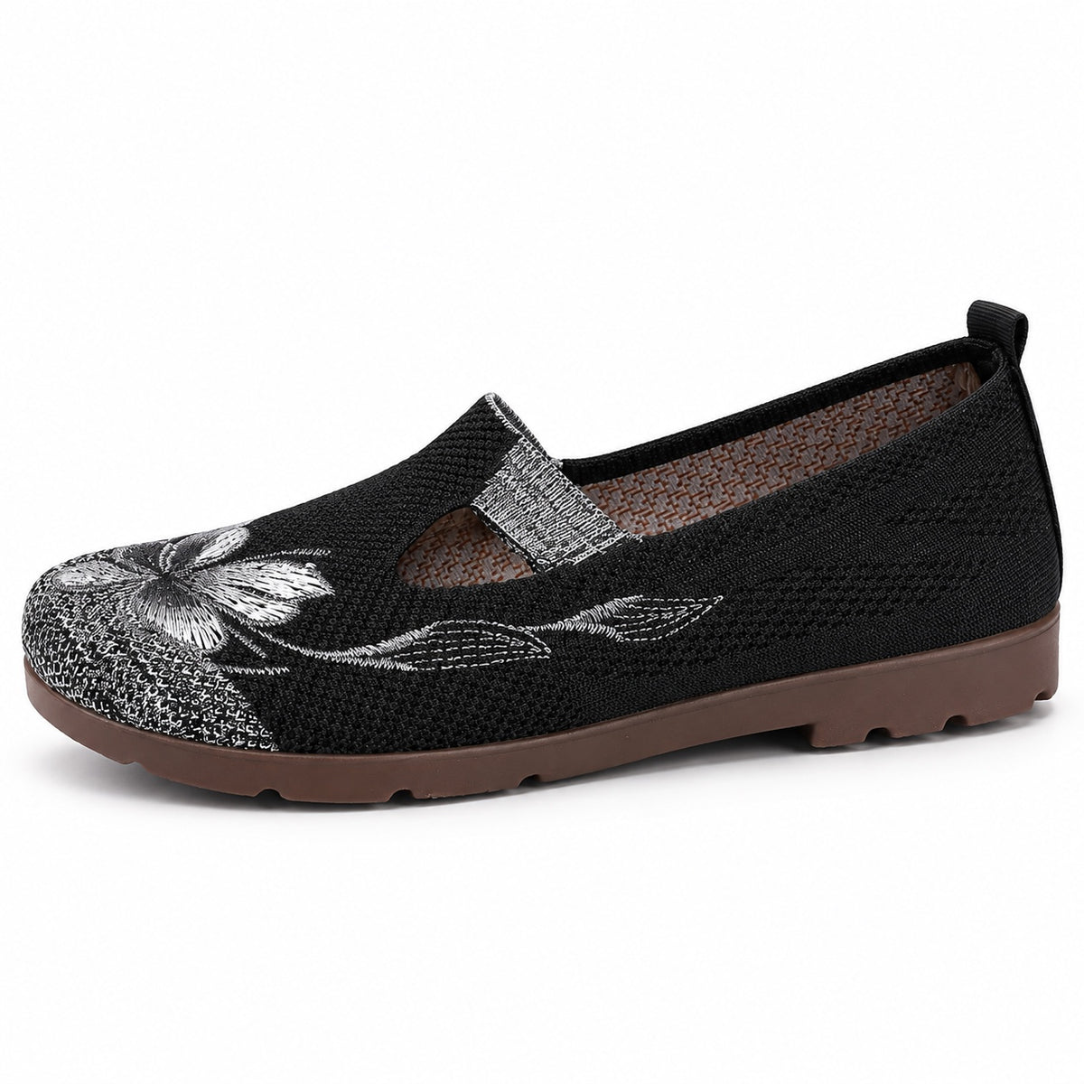 Sanders – Unisex Slip-On Shoes in Black