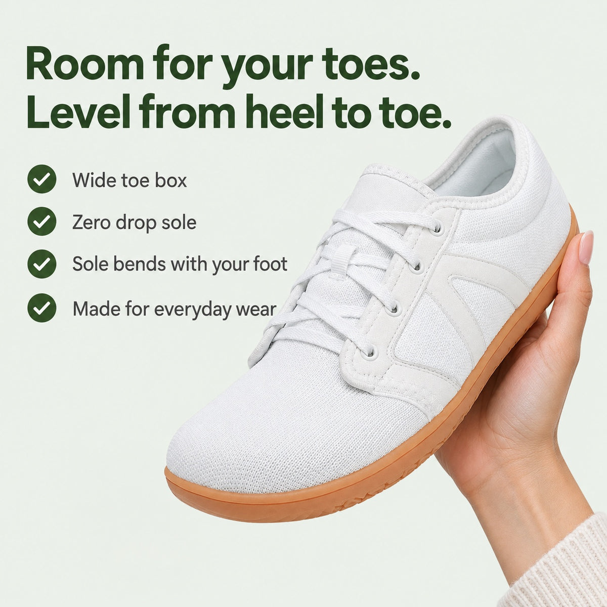 Sawyer – Unisex Barefoot Shoes, key benefits