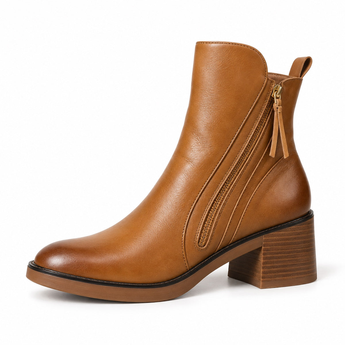 Shelia – Women's Comfort Boots in Brown