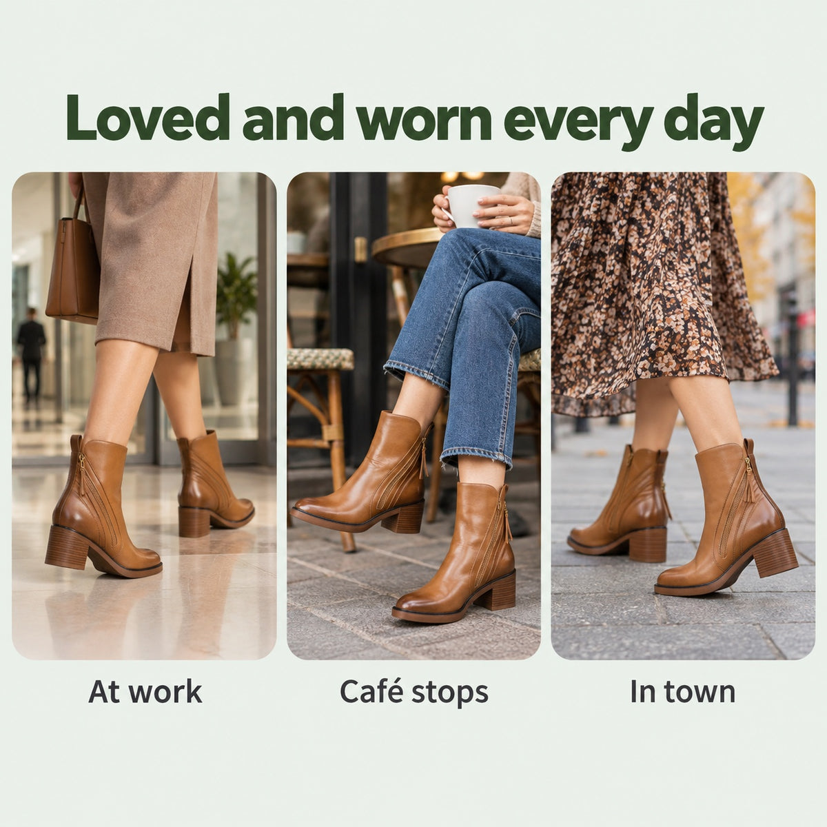 Shelia – Women's Comfort Boots, worn every day