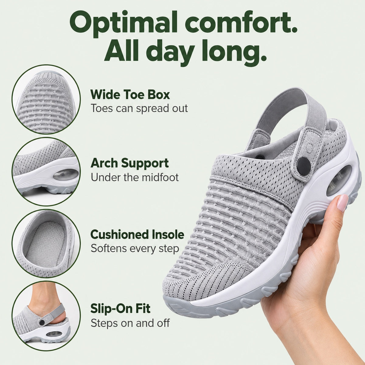 Sheri – Women's Arch Support Shoes, features