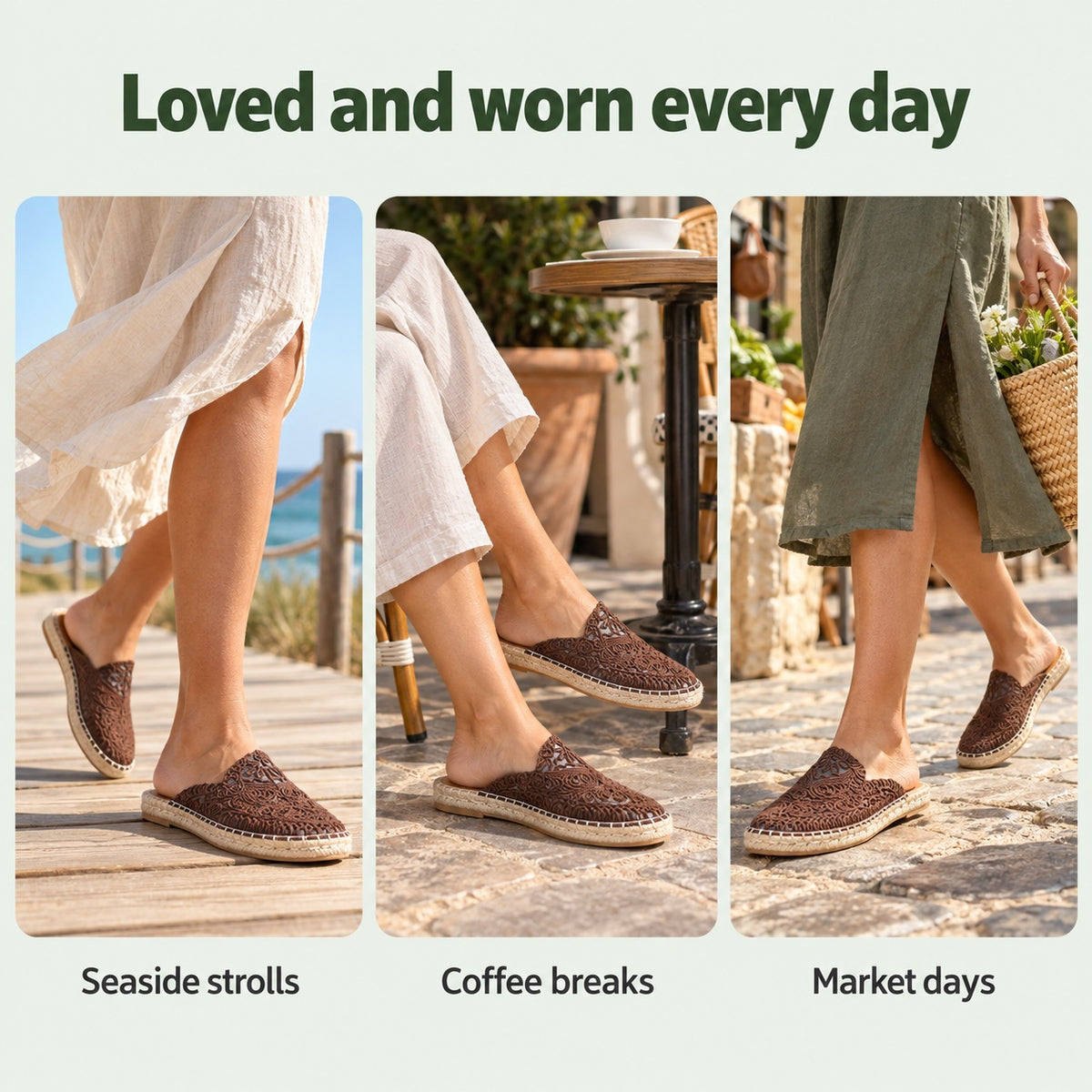 Sidney – Unisex Slip-On Shoes, worn every day