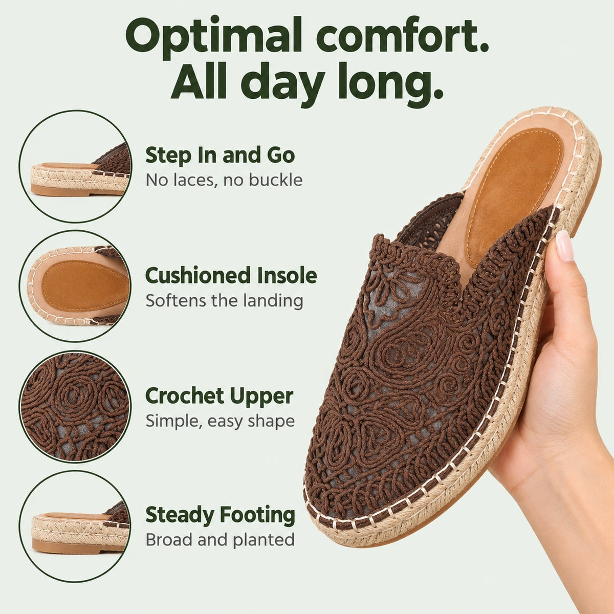 Sidney – Unisex Slip-On Shoes, features