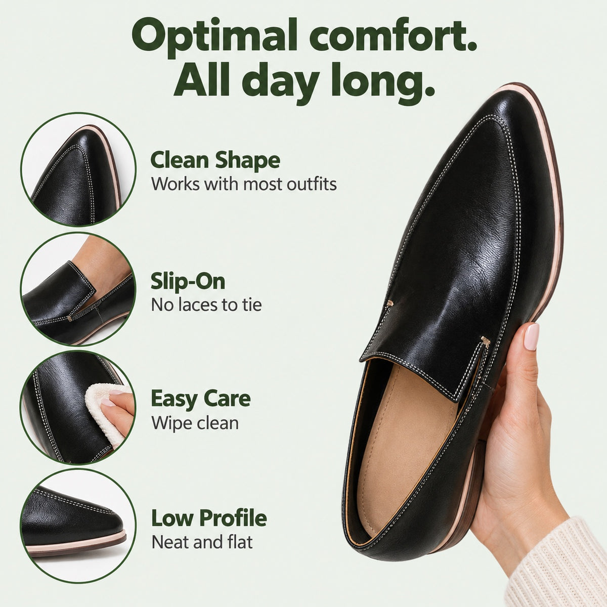 Silvia – Women's Orthopedic Loafers, features