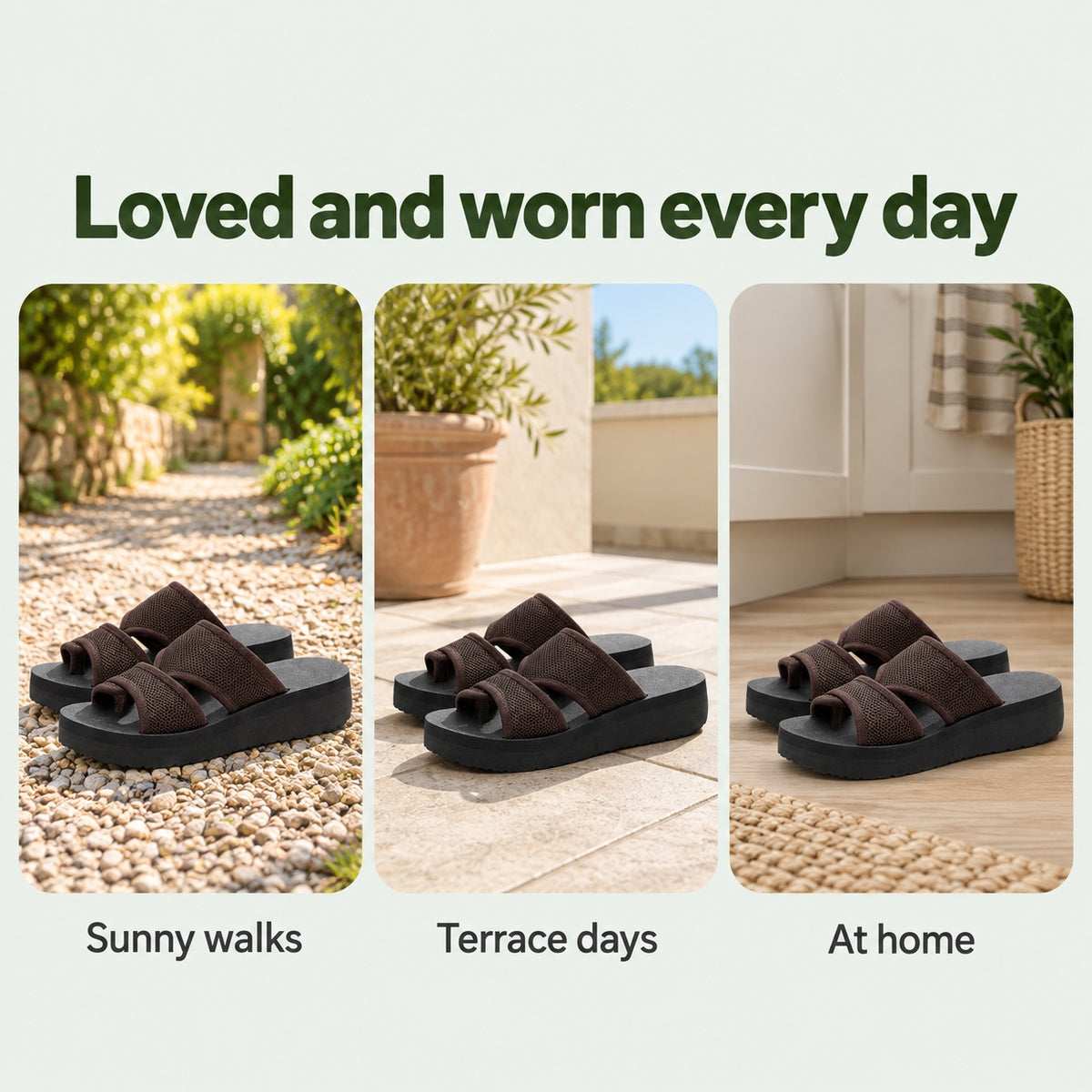 Sonja – Women's Wide Toe Box Sandals, worn every day