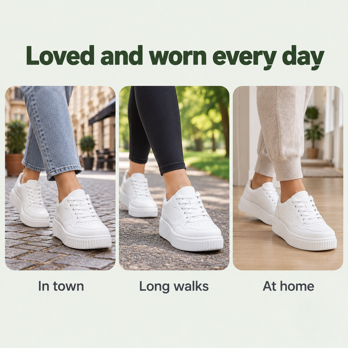 Sophia – Women's Walking Shoes, worn every day