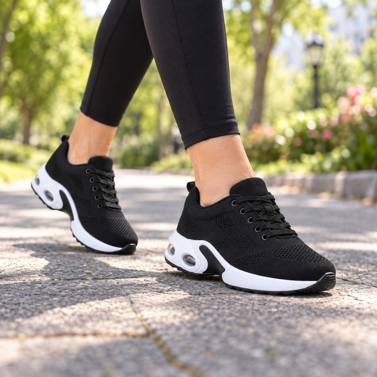 Sophie – Women's Wide Toe Box Shoes, worn on a walk