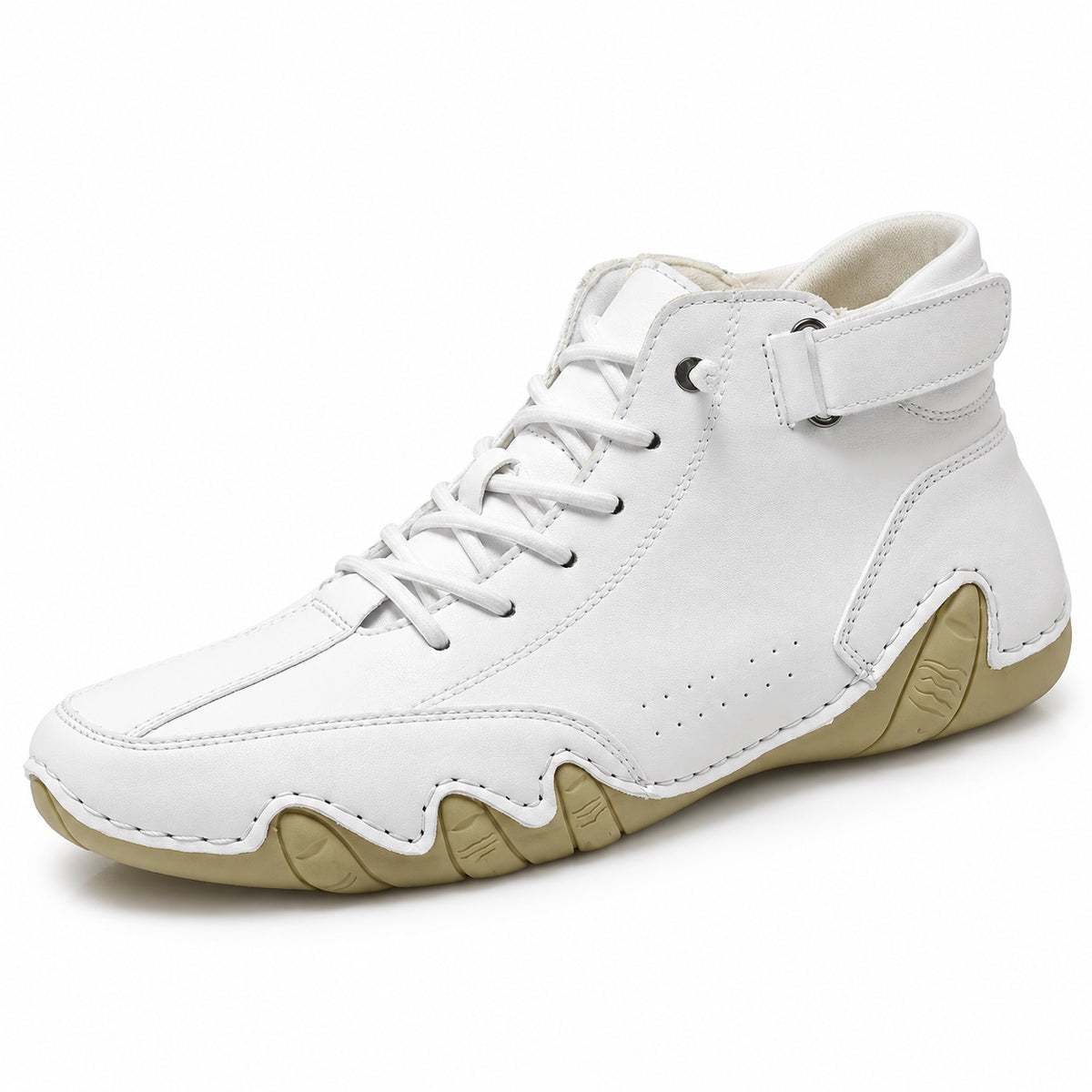 Steve – Men's Wide Toe Box Shoes in White