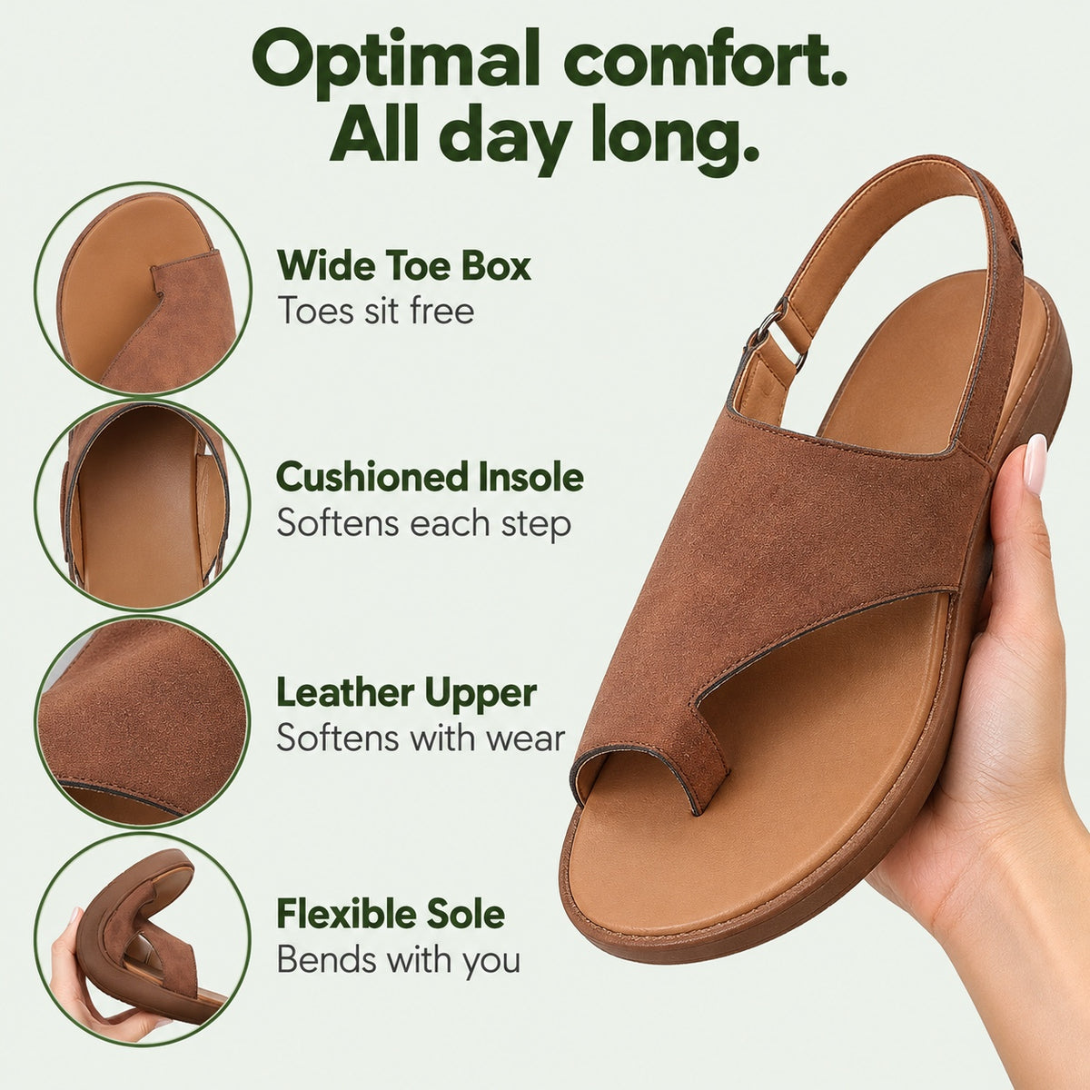 Stevens – Unisex Wide Toe Box Sandals, features
