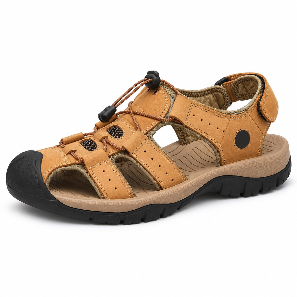 Terrence – Men's Comfortable Sandals in Yellow