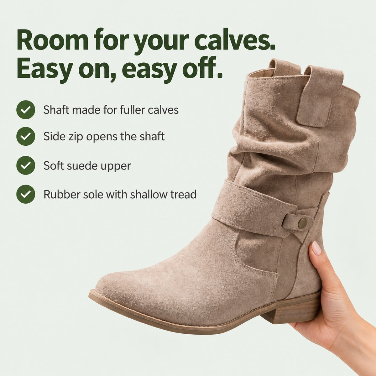 Terri – Women's Wide Calf Boots, key benefits