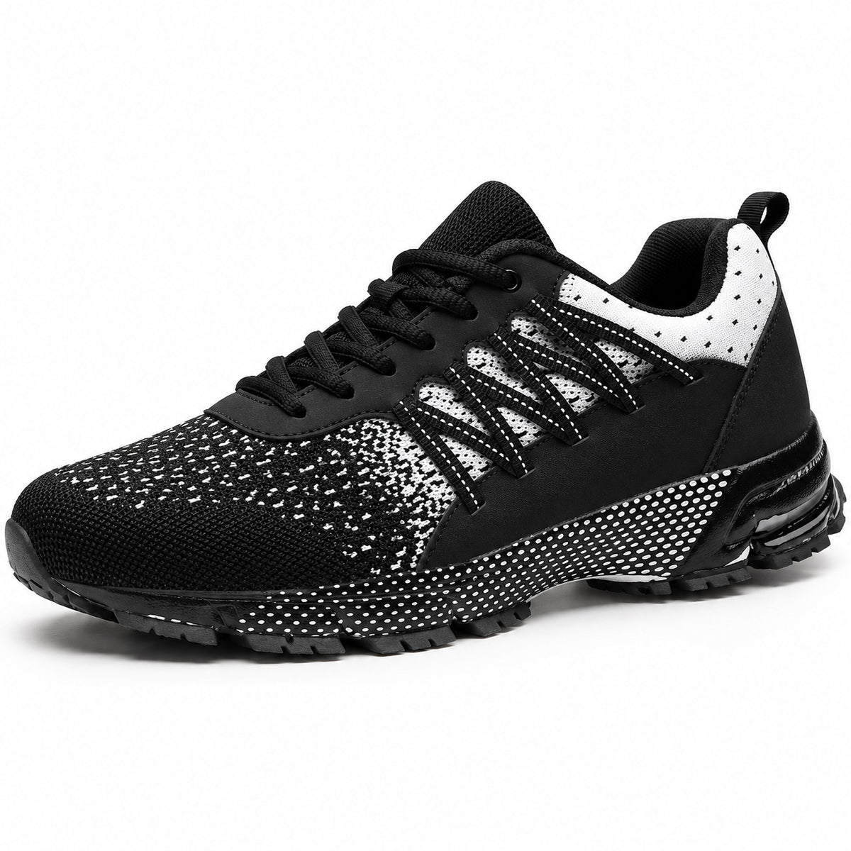 Theodore – Men's Arch Support Sneakers in Black