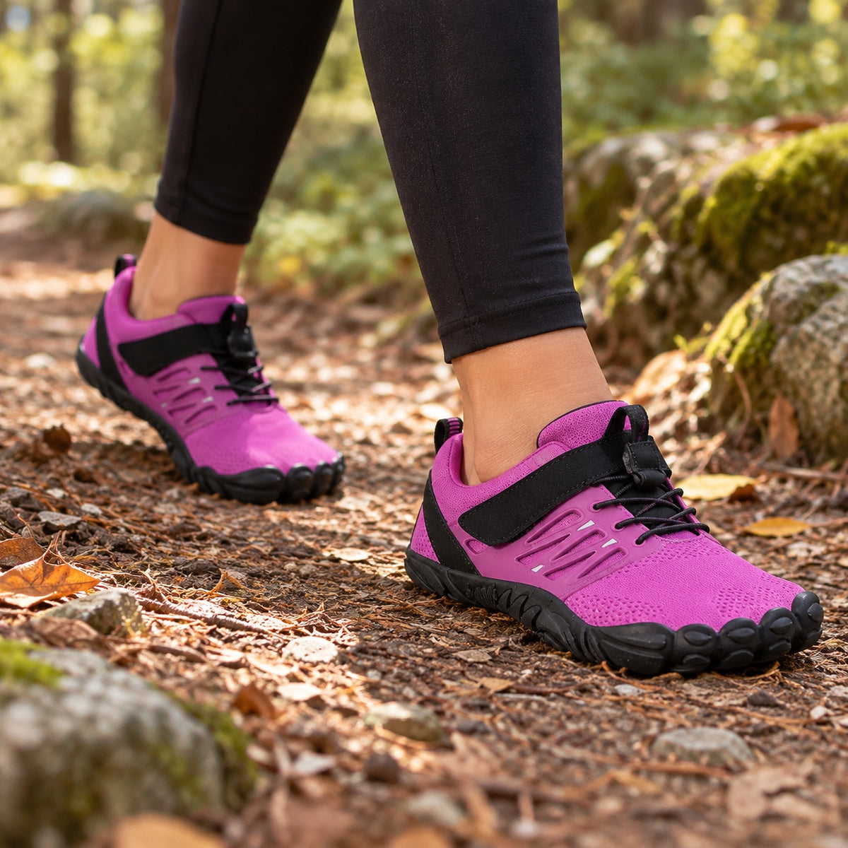 Thornton – Unisex Plantar Fasciitis Shoes, worn on a walk
