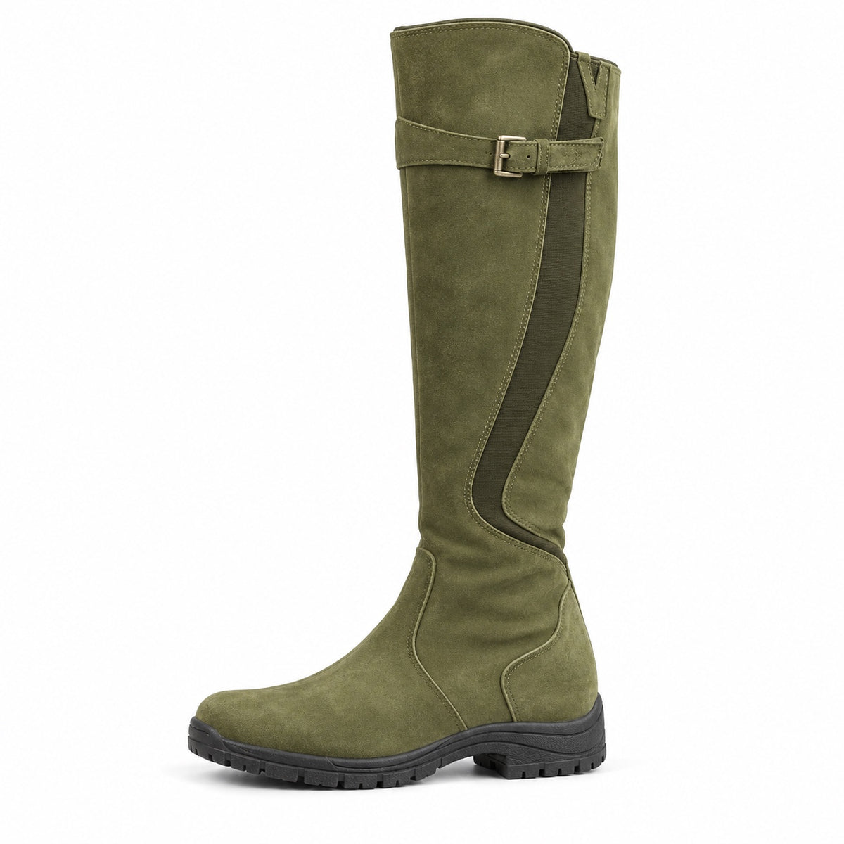 Tonya – Women's Wide Calf Boots in Green