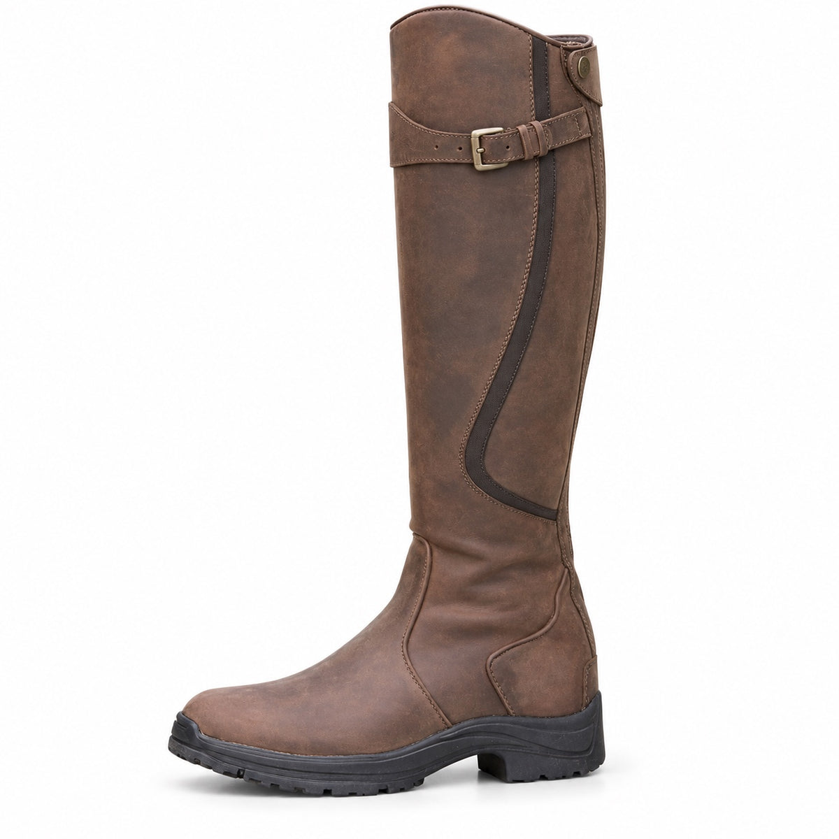 Tonya – Women's Wide Calf Boots in Brown