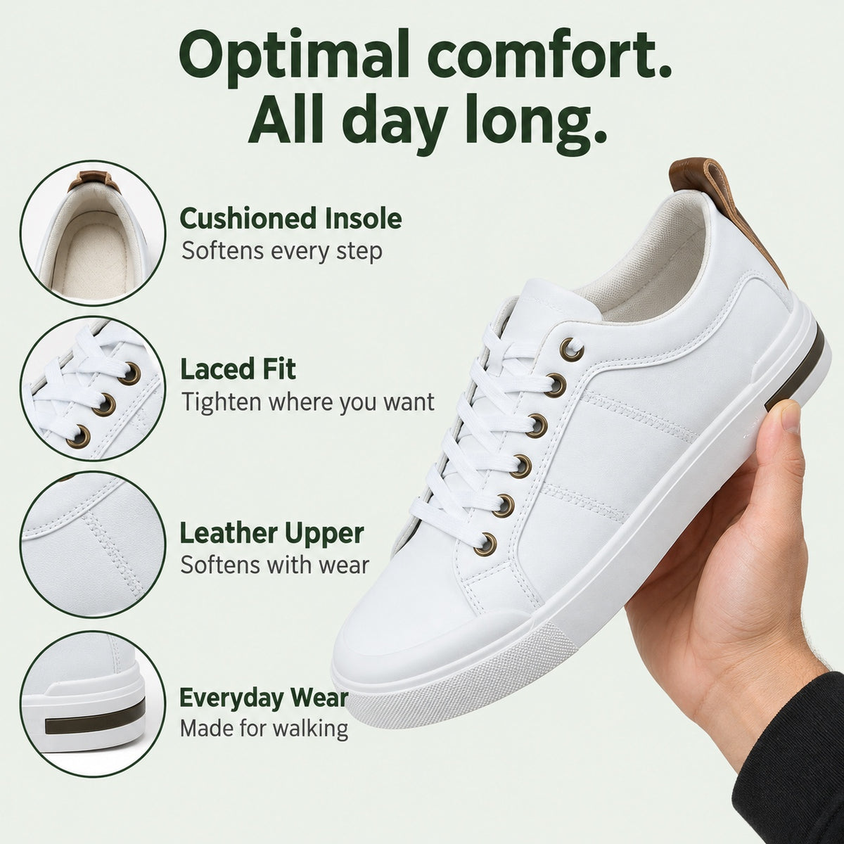 Tyrone – Men's Walking Sneakers, features