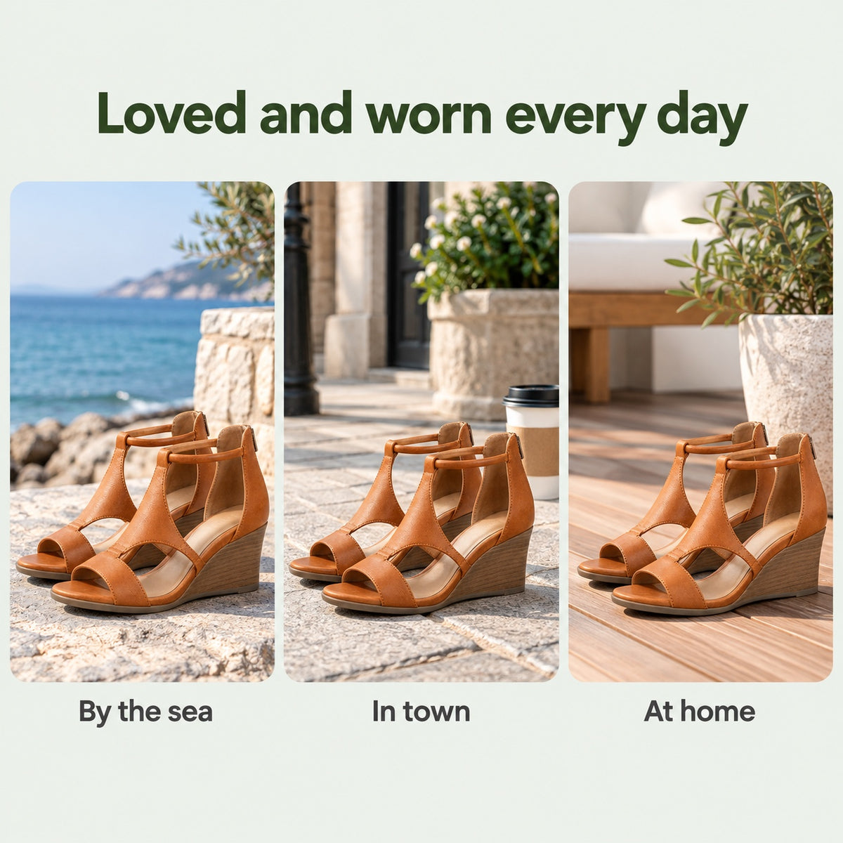 Valerie – Women's Wide Toe Box Sandals, worn every day