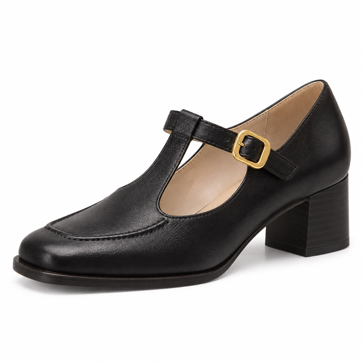 Verna – Women's Orthopedic Flats in Black