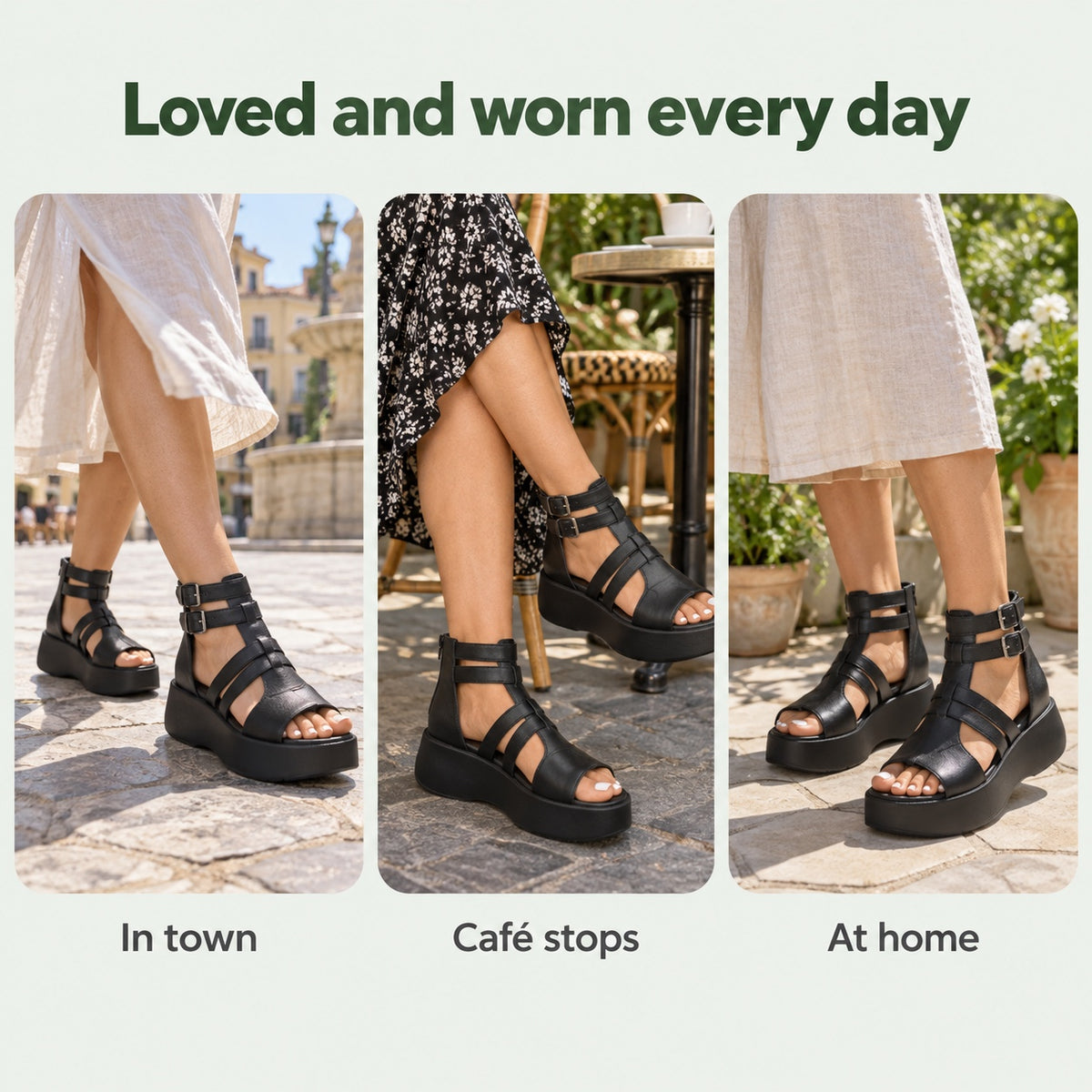 Vicki – Women's Wide Toe Box Sandals, worn every day
