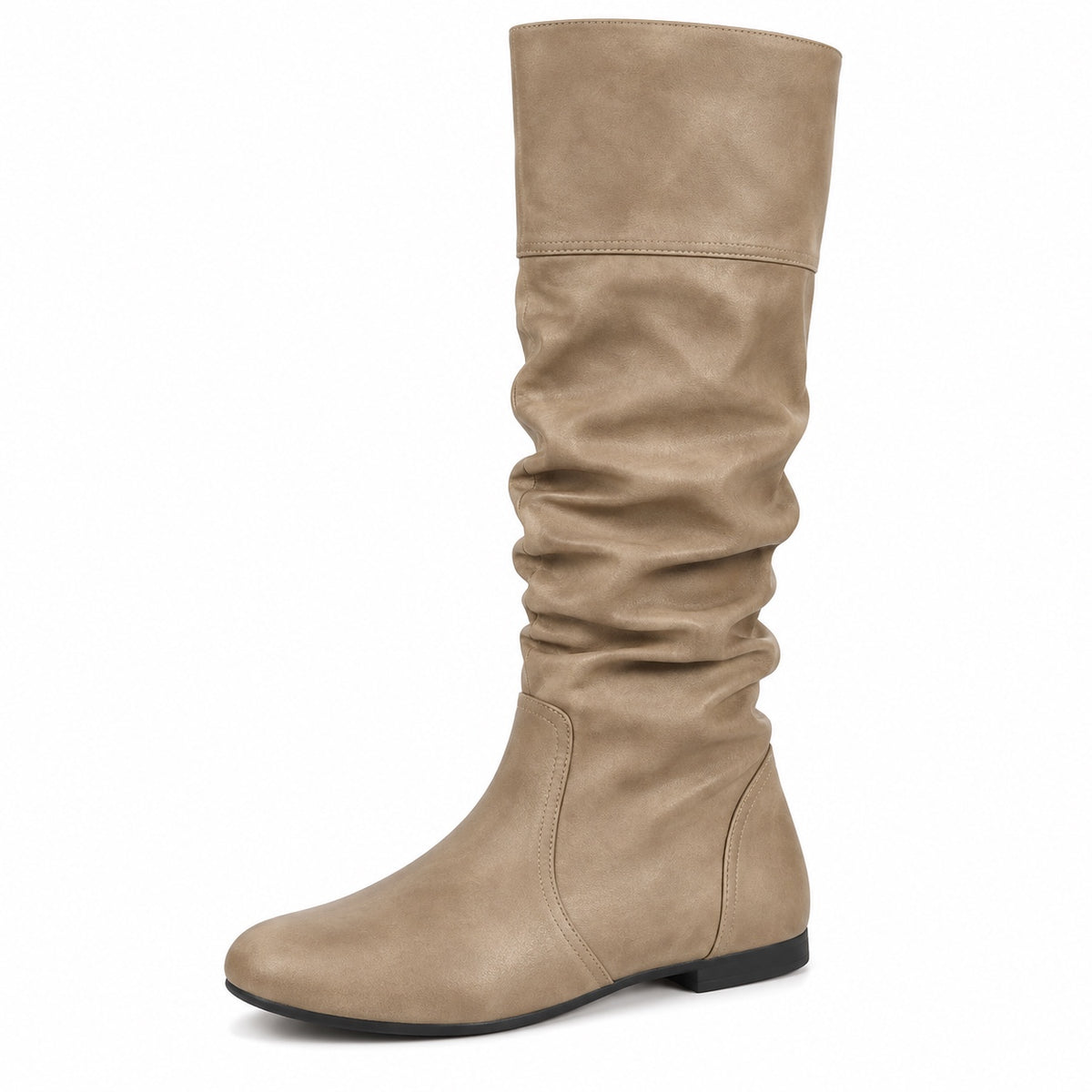 Victoria – Women's Wide Calf Boots in Khaki