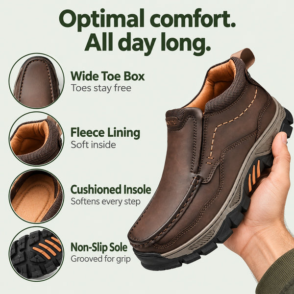 Vincent – Men's Comfort Boots, features