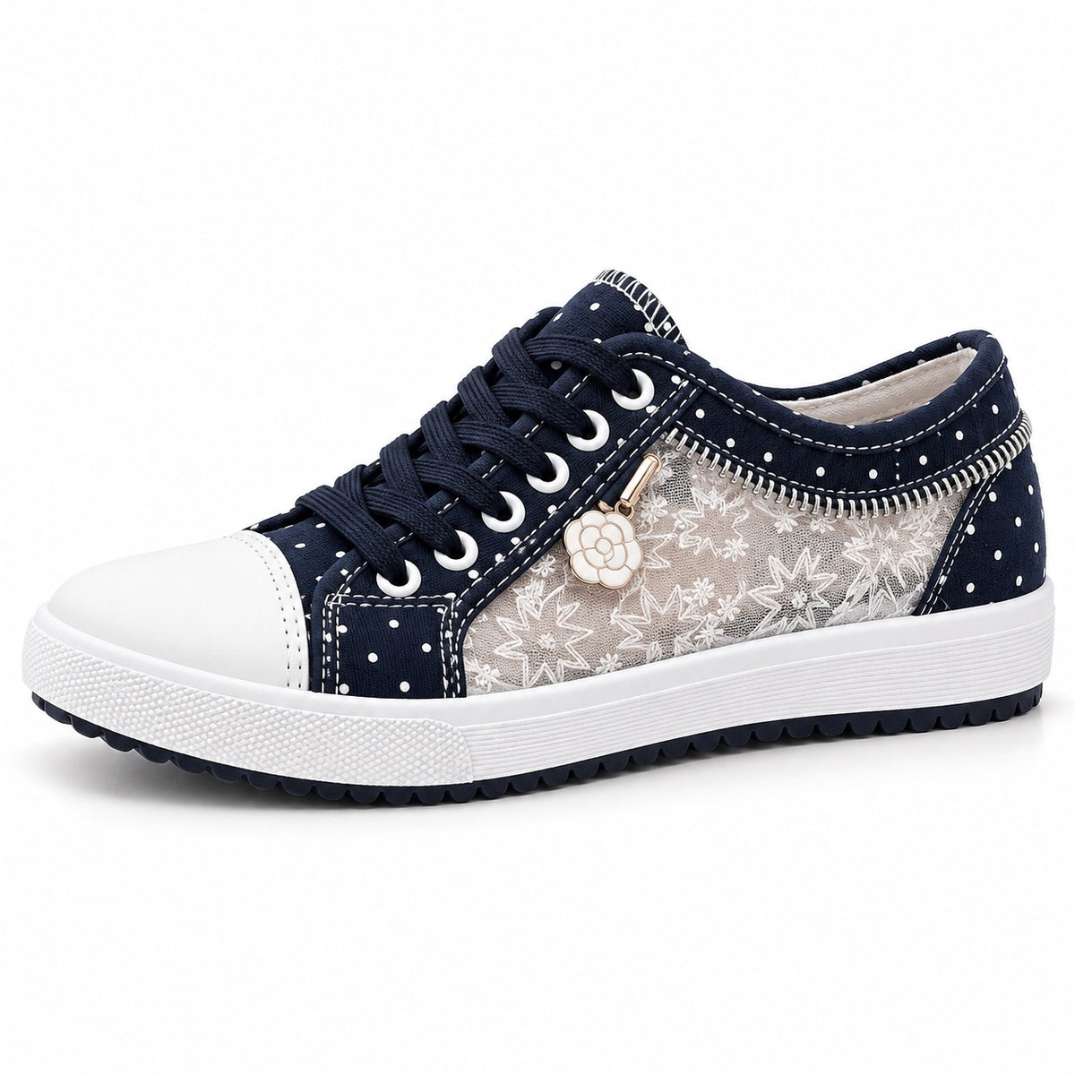 Violet – Women's Arch Support Sneakers in Navy