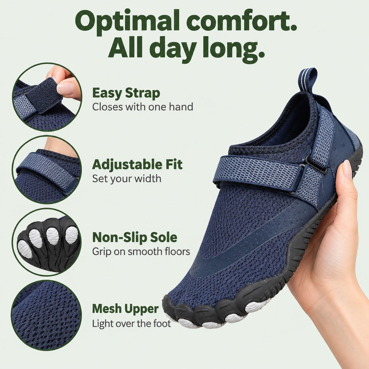 Watkins – Unisex Arch Support Shoes, features