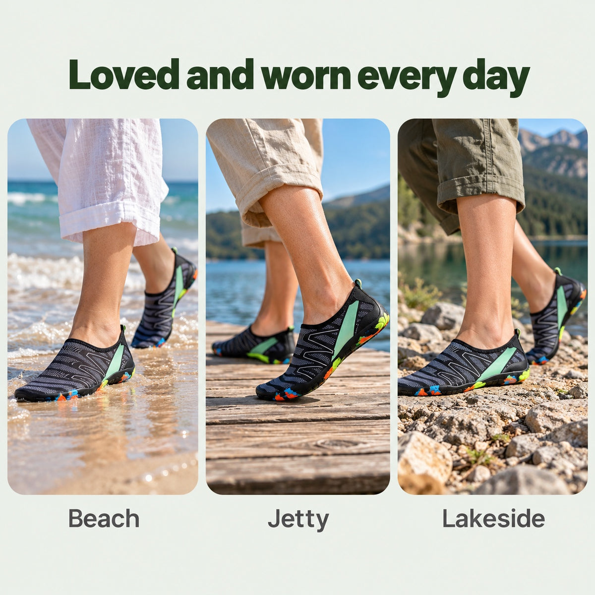 Watson – Unisex Wide Toe Box Shoes, worn every day