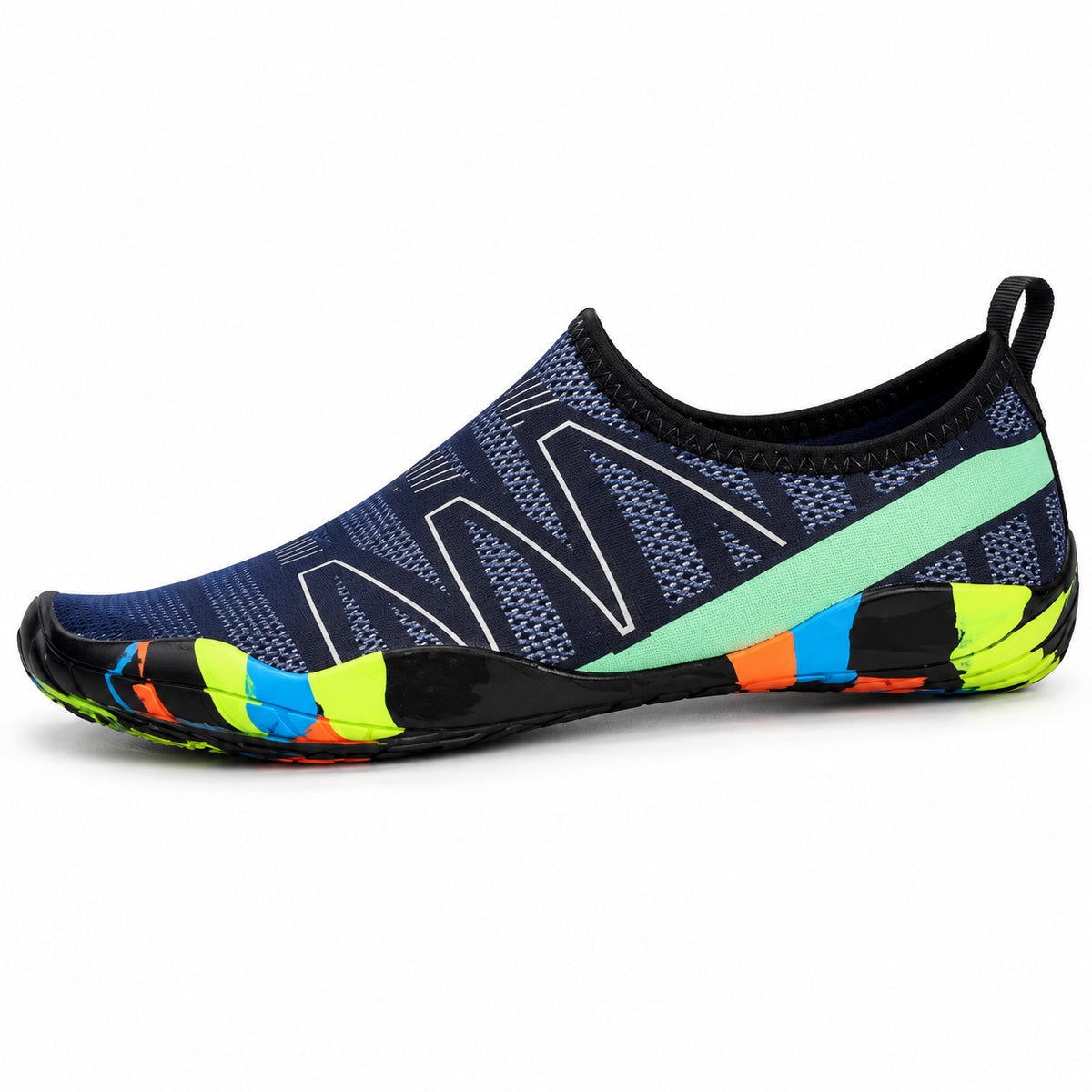 Watson – Unisex Wide Toe Box Shoes in Dark Blue