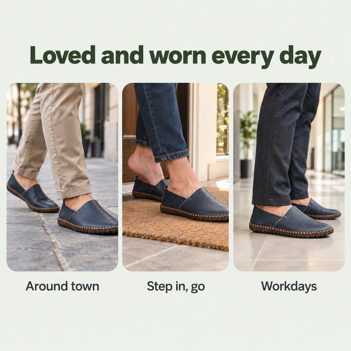 Watts – Unisex Slip-On Shoes, worn every day