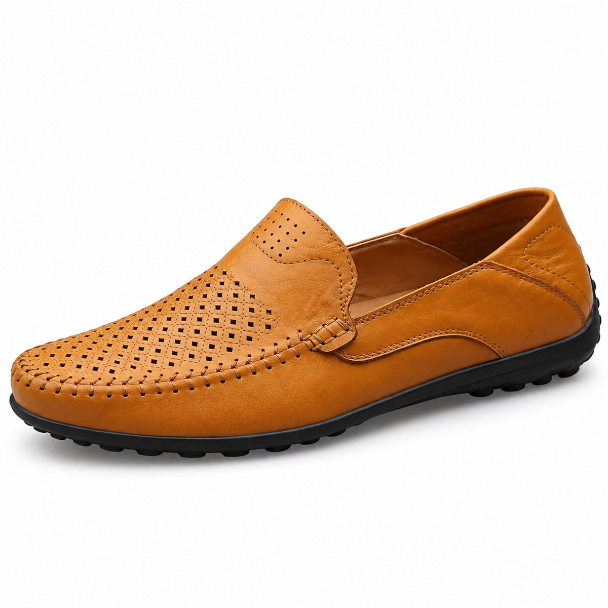 Weber – Unisex Barefoot Loafers in Tan