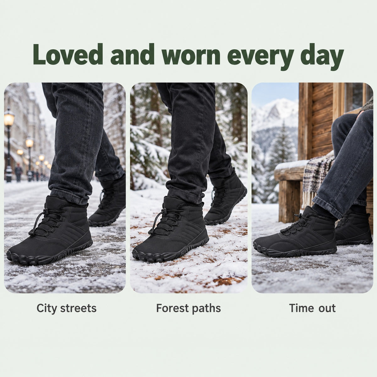 Welch – Unisex Comfort Boots, worn every day