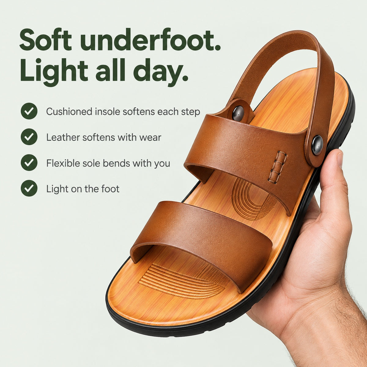 Willard – Men's Comfortable Sandals, key benefits