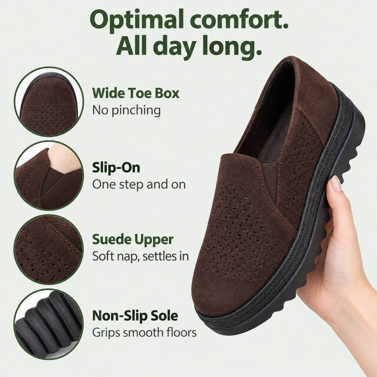 Wilma – Women's Nursing Loafers, features