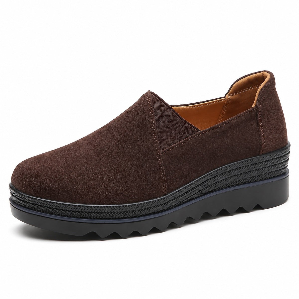 Wilma – Women's Nursing Loafers in Coffee  (Closed Design)