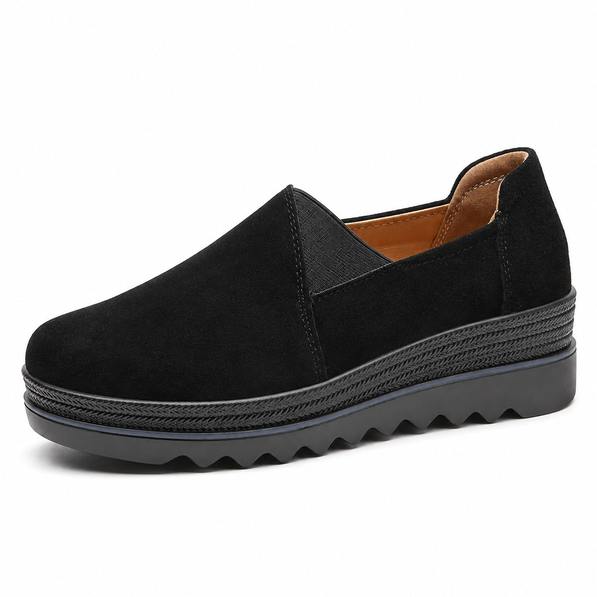 Wilma – Women's Nursing Loafers in Black  (Closed Design)