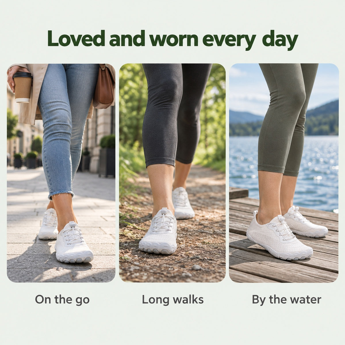 Woods – Unisex Barefoot Shoes, worn every day